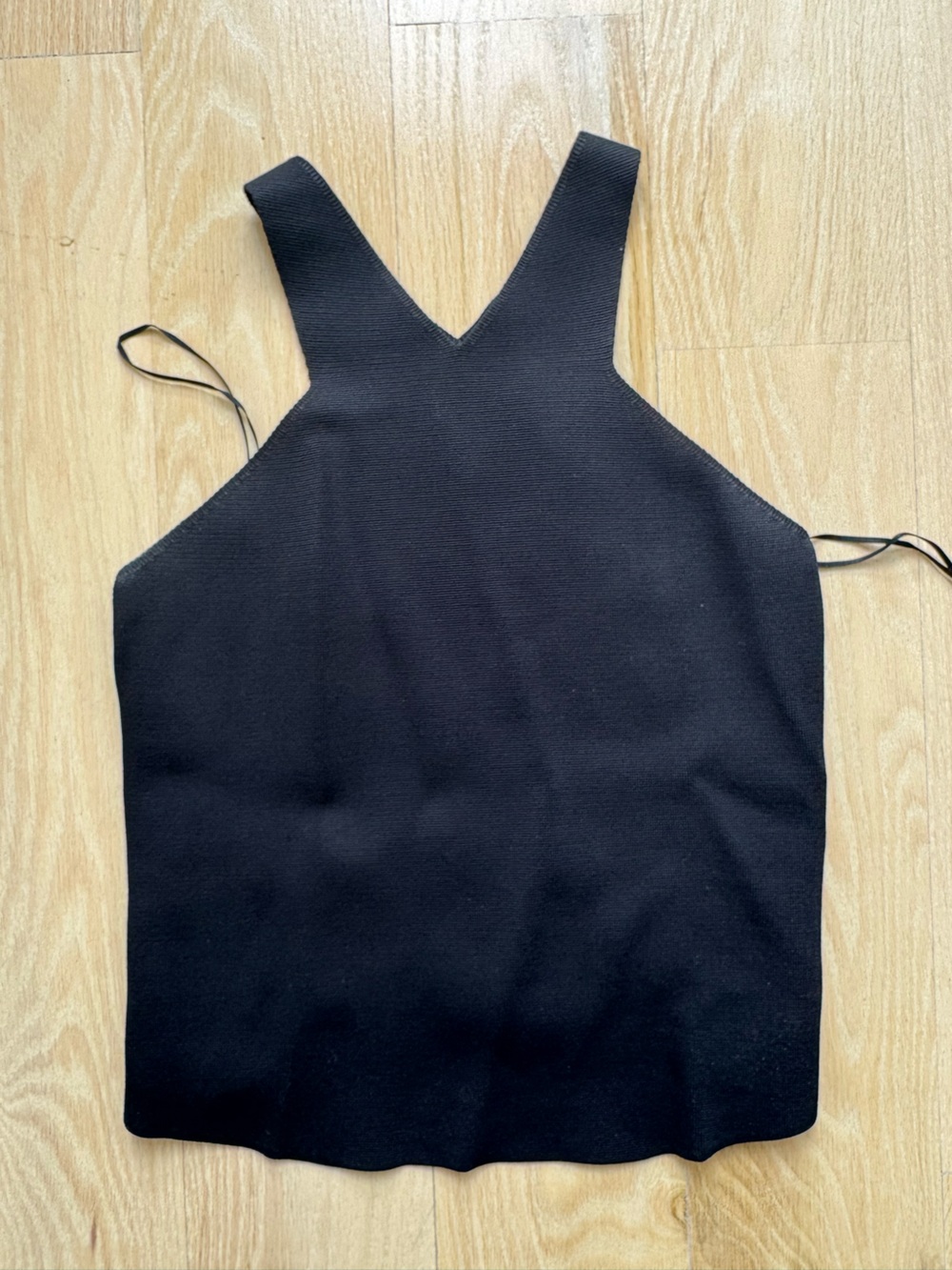ALC Black Sleeveless Knit Top
